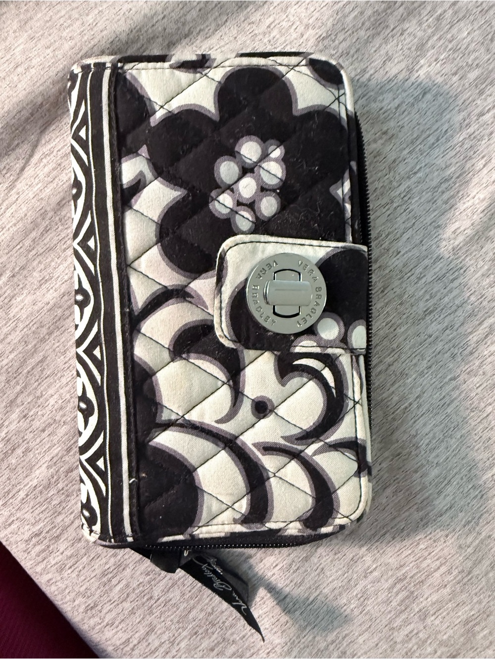 Vera Bradley Night & Day Turnlock Clutch Wallet